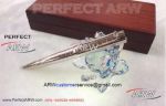Perfect Replica Montblanc Special Edition Stainless Steel Ballpoint Pen AAA+